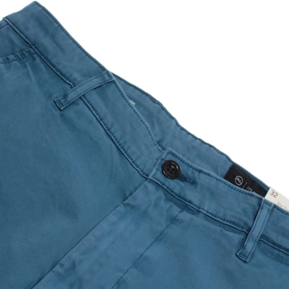 AG Adriano Goldschmied NWT Wanderer Slim Bermuda Shorts Size 32 US in Blue